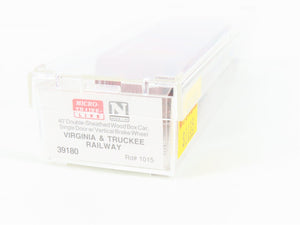 N Scale Micro-Trains MTL 39180 V&T Virginia & Truckee 40' Wood Box Car #1015
