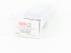 N Scale Micro-Trains MTL 49440 TUX Tivoli Beer Northern 40' Wood Reefer #5101