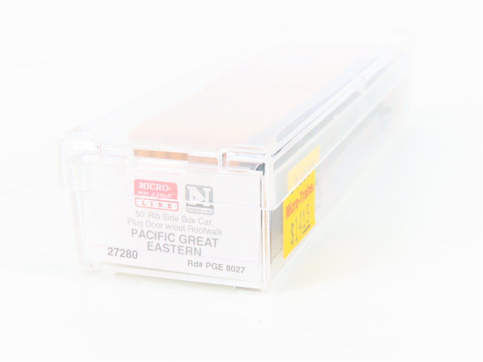 N Scale Micro-Trains MTL 27280 PGE Pacific Great Eastern 50' Box Car #8027