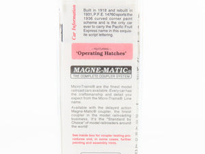 N Scale Micro-Trains MTL 49500 SP PFE Pacific Fruit Express 40' Reefer #14760