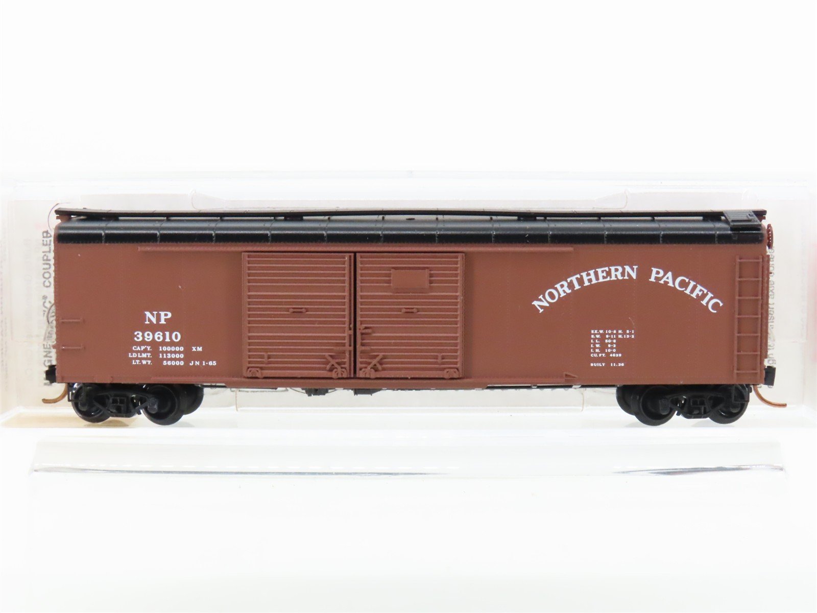 N Micro-Trains MTL 79020 NP Northern Pacific 50' Double Doors Box Car #39610