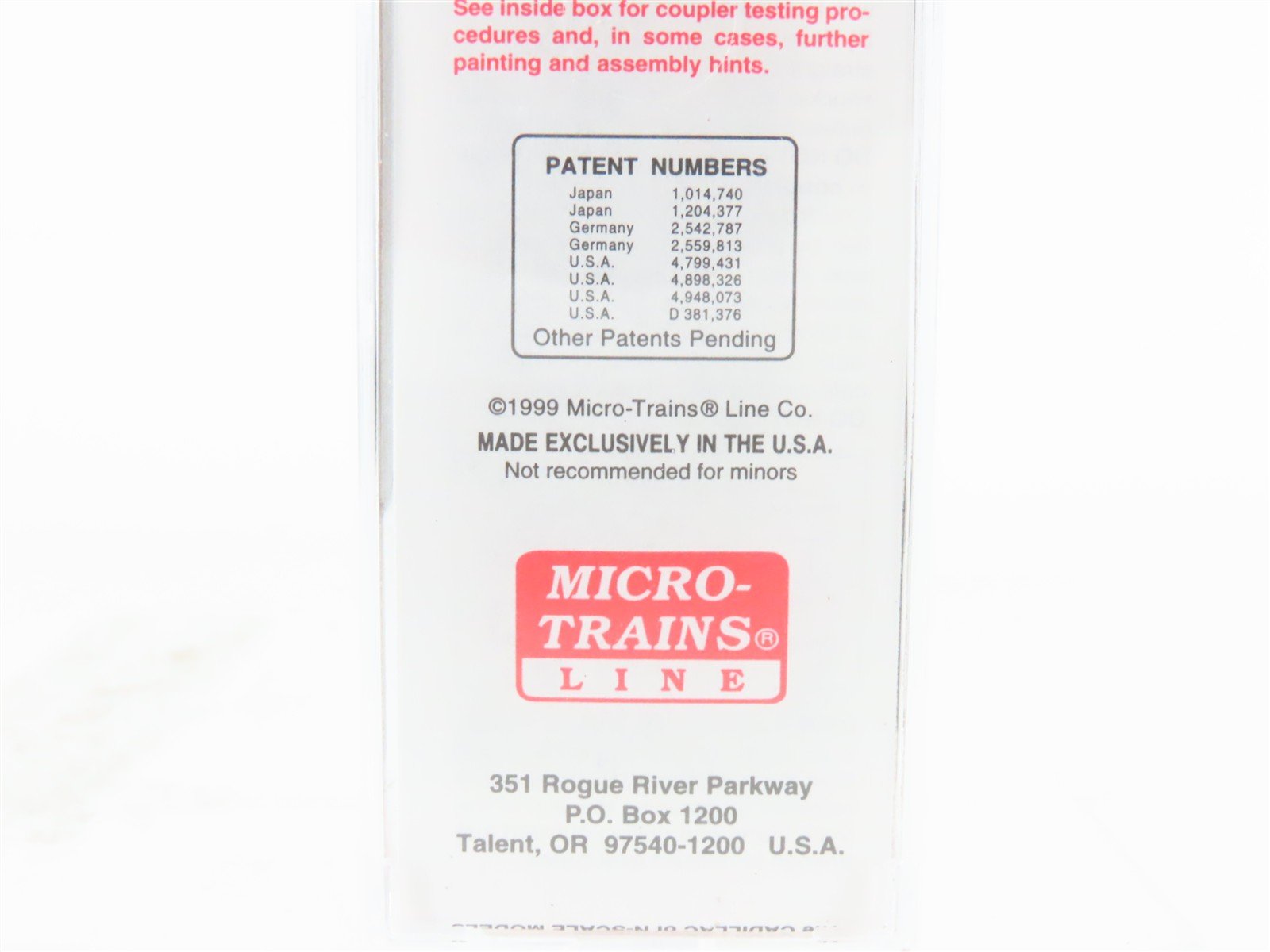 N Micro-Trains MTL 79020 NP Northern Pacific 50' Double Doors Box Car #39610