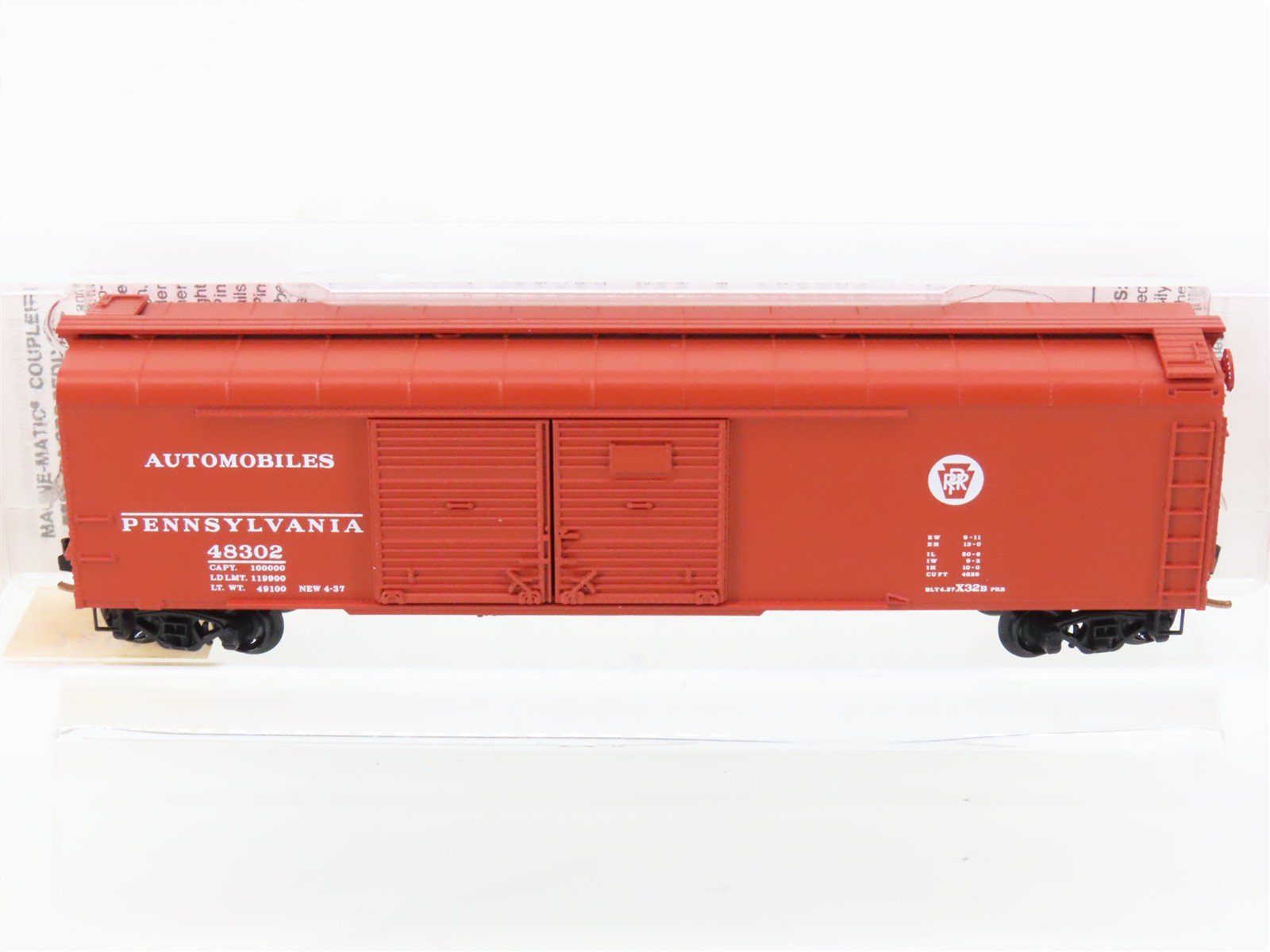 N Scale Micro-Trains MTL 79010 PRR Pennsylvania 50' Double Doors Box Car #483002