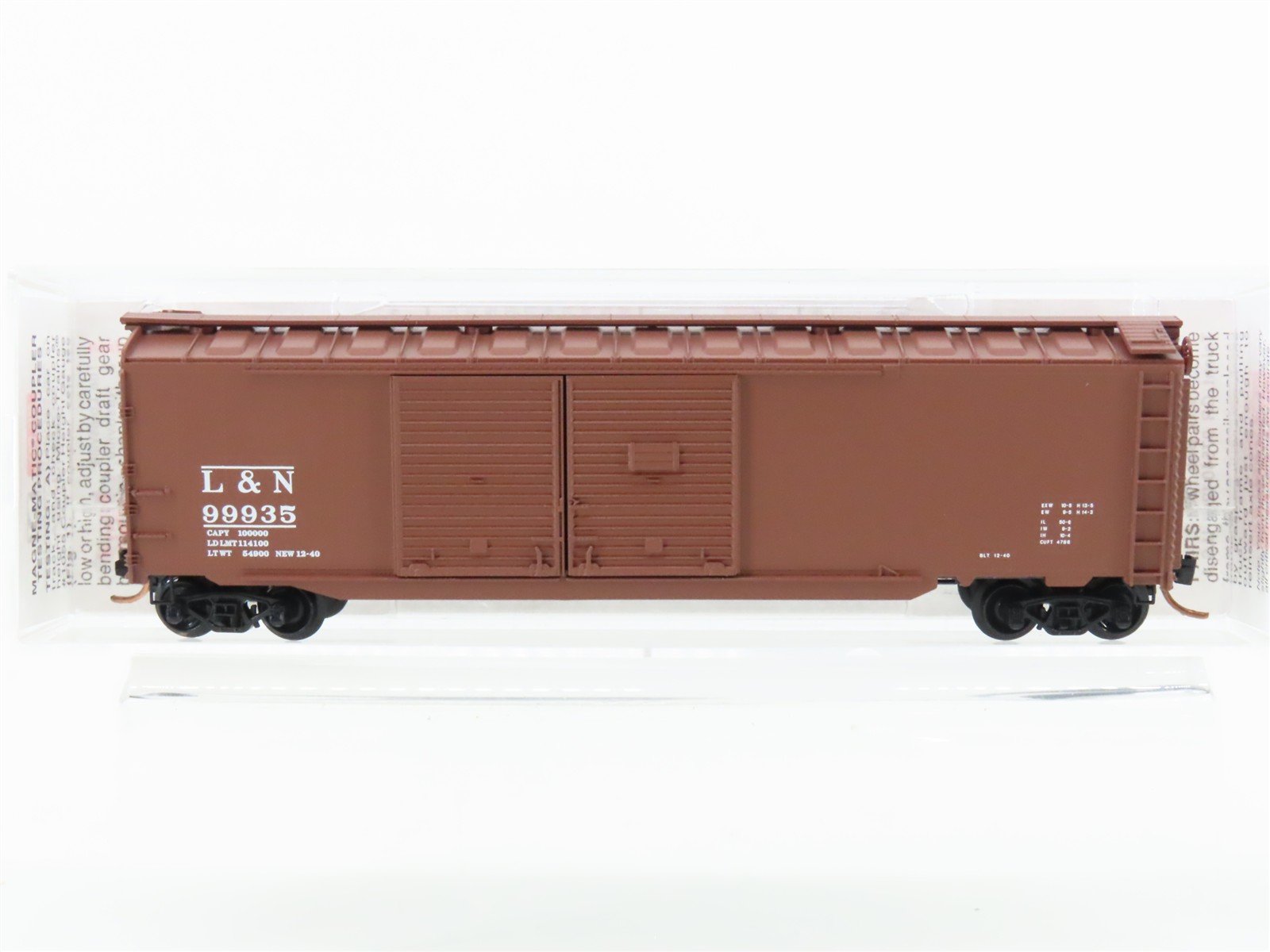 N Scale Micro-Trains MTL 78080 L&N Louisville & Nashville 50' Box Car #99935