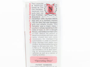 N Scale Micro-Trains MTL 78080 L&N Louisville & Nashville 50' Box Car #99935