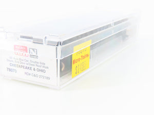 N Scale Micro-Trains MTL 78070 C&O Chesapeake & Ohio 50' Box Car #272189