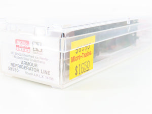 N Micro-Trains MTL 58550 ARLX Cloverbloom Butter 36' Wood Reefer #14796