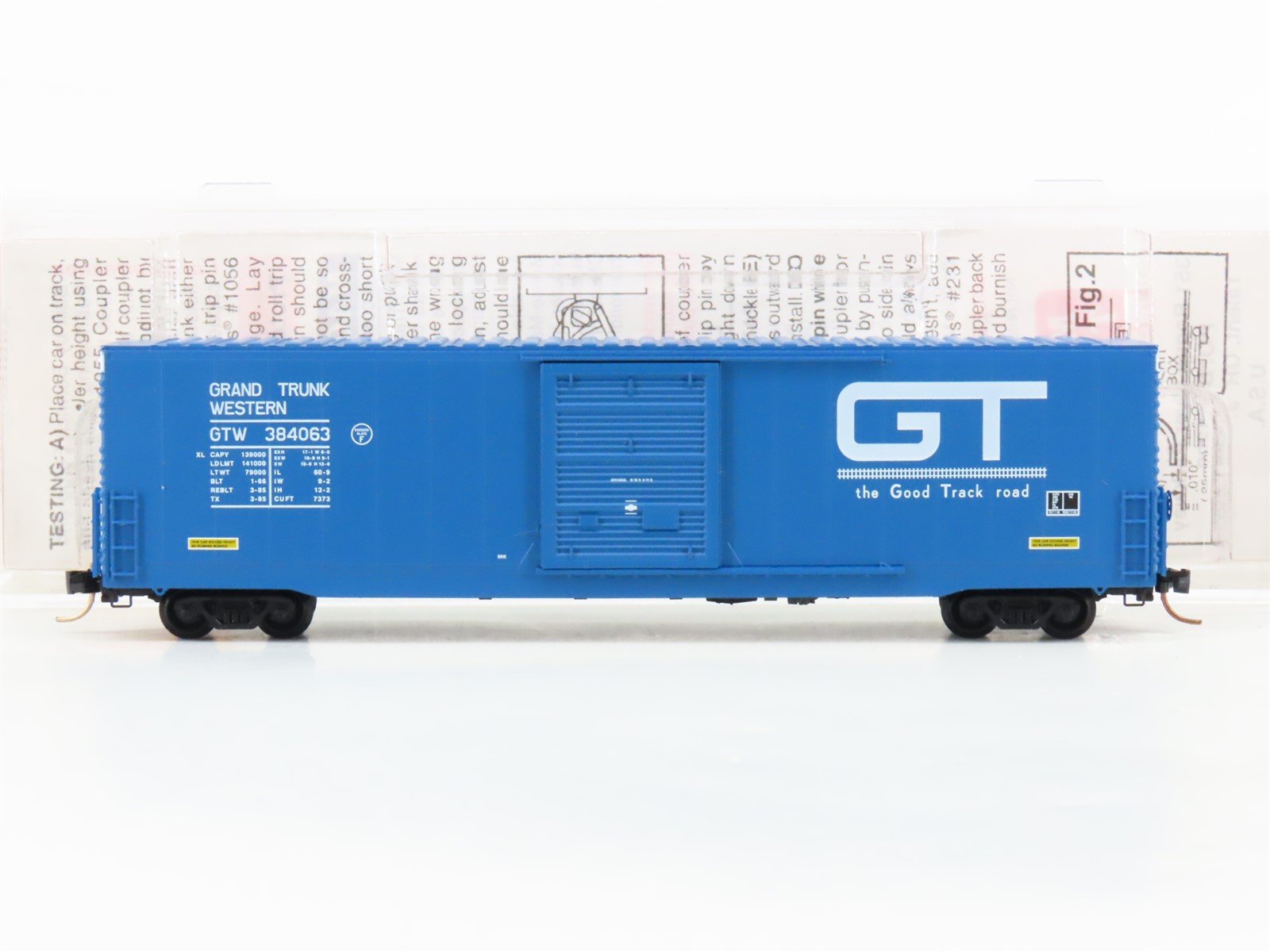 N Micro-Trains MTL 104010 GTW Grand Trunk Western 60' Excess Height Box Car