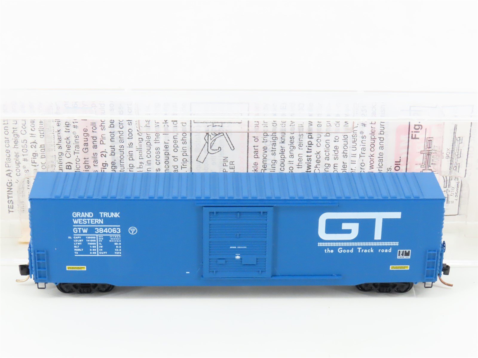 N Micro-Trains MTL 104010 GTW Grand Trunk Western 60' Excess Height Box Car