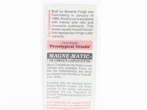 N Micro-Trains MTL 104010 GTW Grand Trunk Western 60' Excess Height Box Car