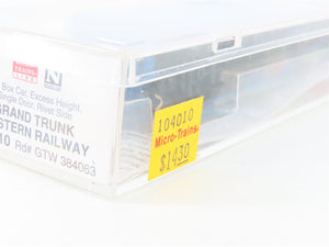 N Micro-Trains MTL 104010 GTW Grand Trunk Western 60' Excess Height Box Car