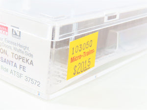 N Scale Micro-Trains MTL 103050 ATSF Santa Fe 60' Excess Height Box Car #37572