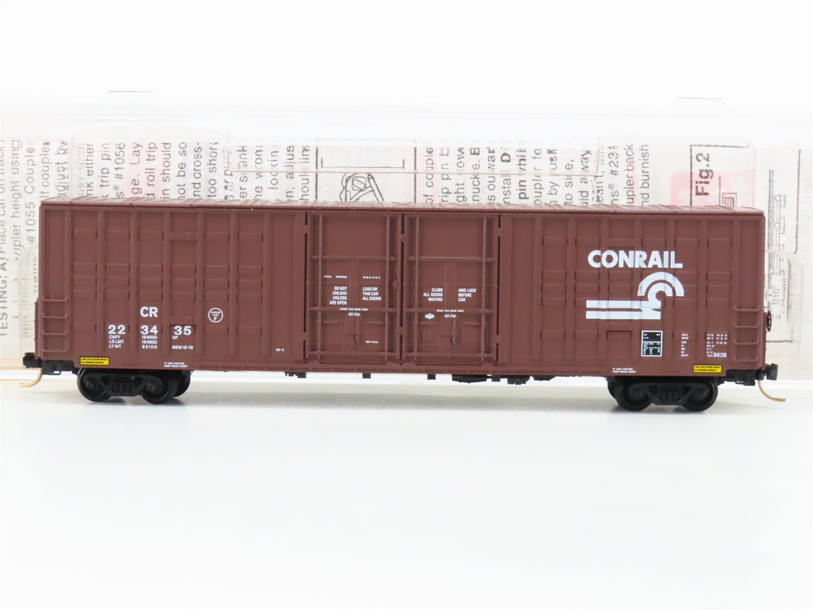 N Scale Micro-Trains MTL 103020 CR Conrail 60' Excess Height Box Car #223435