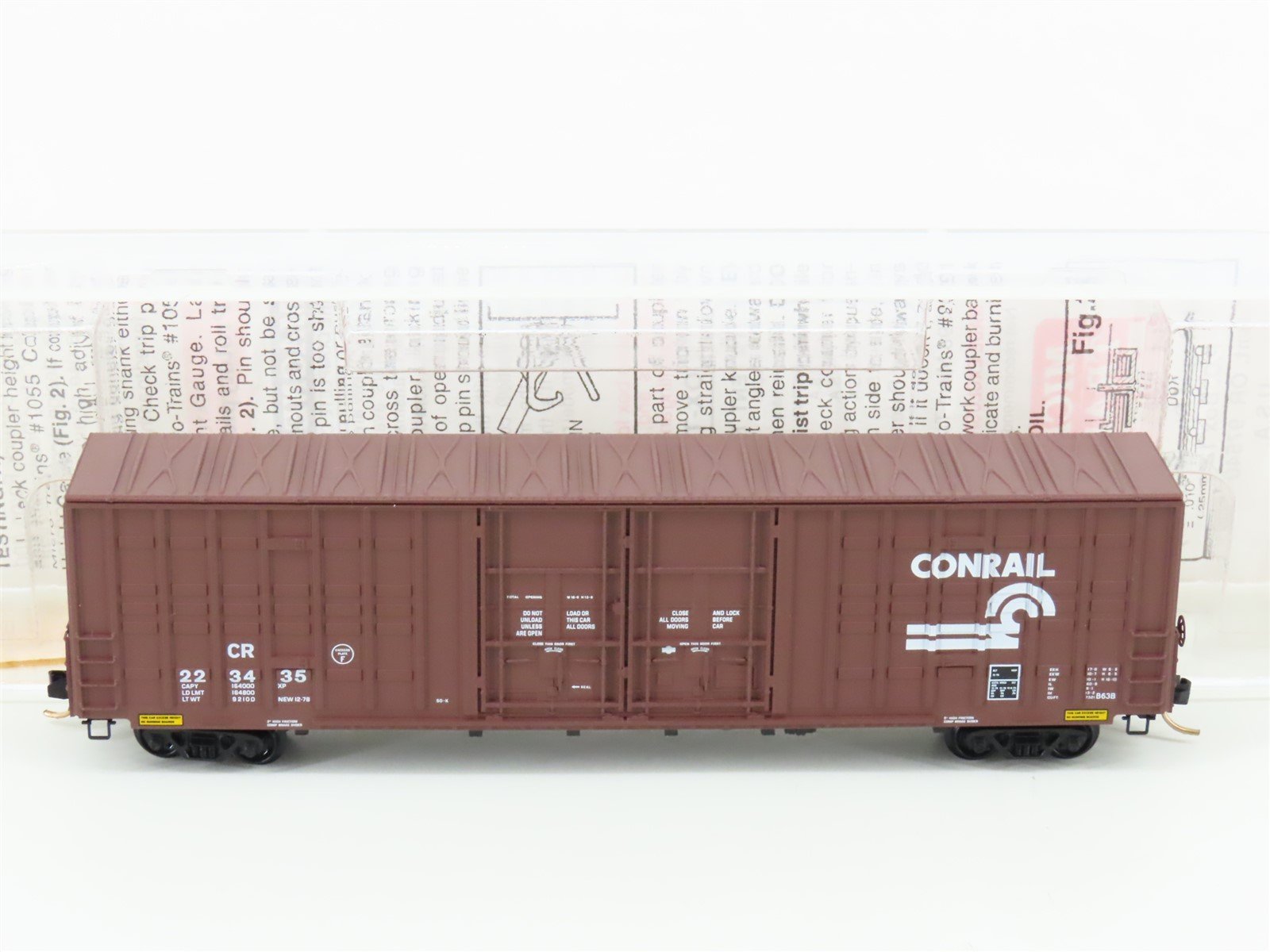 N Scale Micro-Trains MTL 103020 CR Conrail 60' Excess Height Box Car #223435