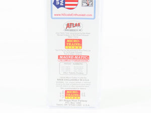 N Scale Micro-Trains/Atlas NSE MTL 16-79 UP Flat Car 52087 w/ Historical Trailer