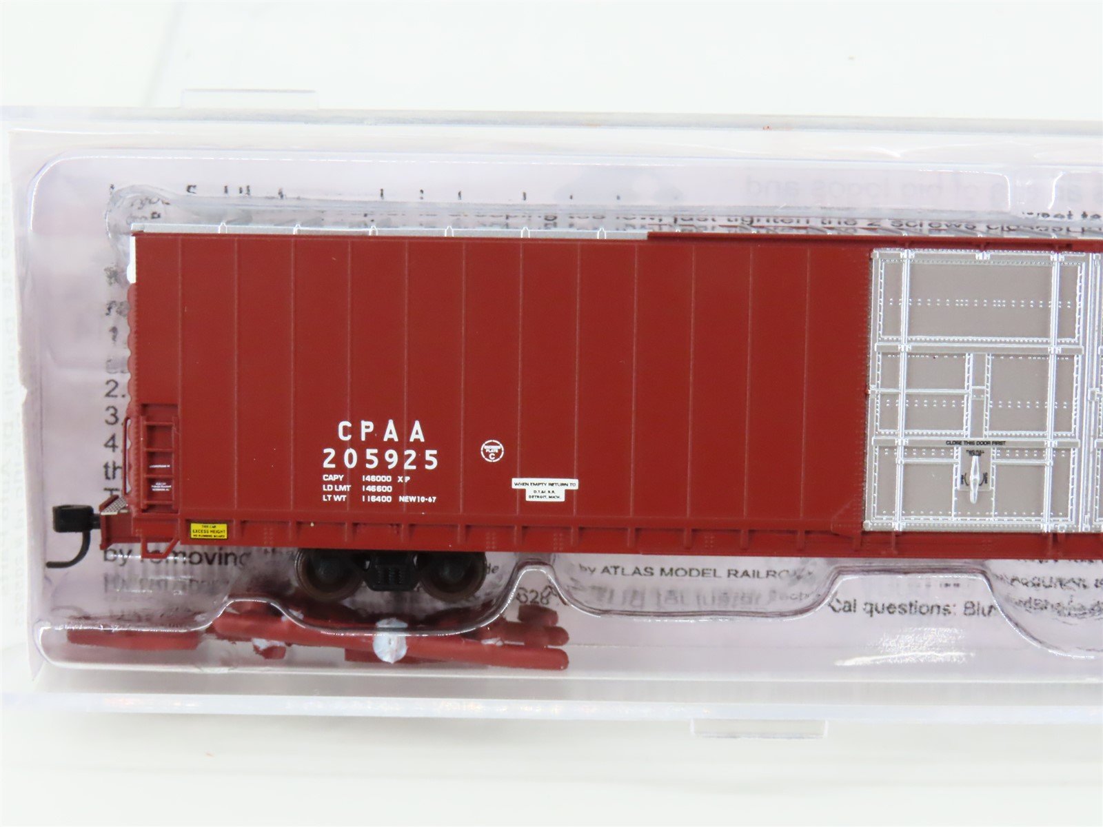 N Scale Bluford Shops 86590 CPAA Canadian Pacific 86' Auto Parts Box Car #205925