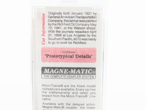 N Scale Micro-Trains MTL 65430 ROX Richfield Single Dome Tank Car #670