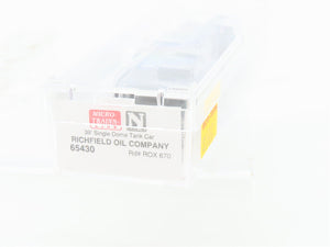 N Scale Micro-Trains MTL 65430 ROX Richfield Single Dome Tank Car #670