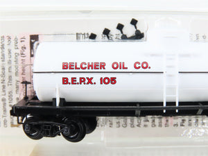 N Scale Micro-Trains MTL 65420 BERX Belcher Oil Co. Single Dome Tank Car #105