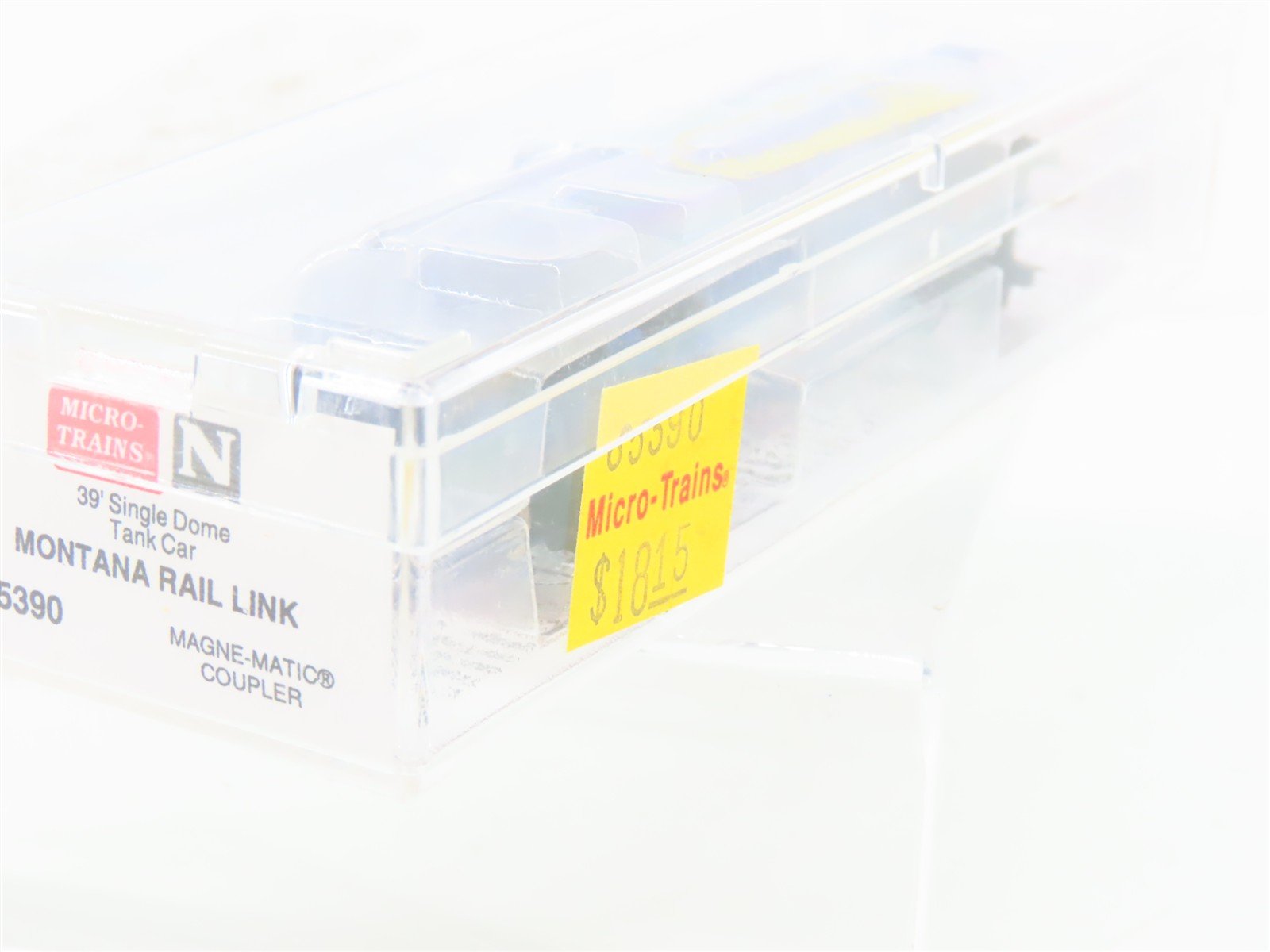 N Scale Micro-Trains MTL 65390 MRL Montana Rail Link Single Dome Tank Car 100015
