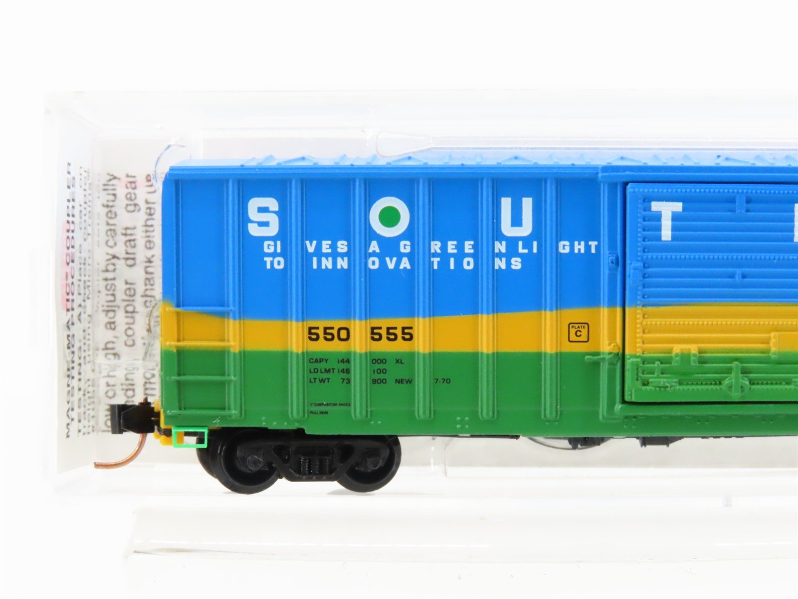 N Scale Micro-Trains MTL 25610 Southern Railway 50' Rib Side Box Car #550555