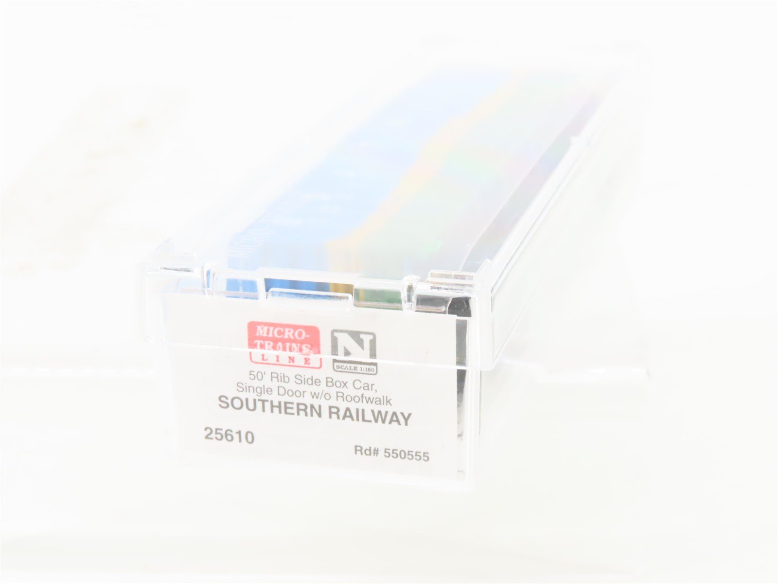 N Scale Micro-Trains MTL 25610 Southern Railway 50' Rib Side Box Car #550555