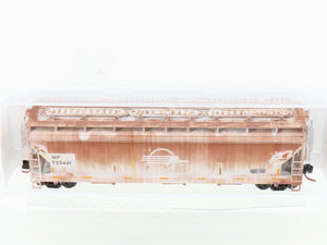 N Micro-Trains MTL 09444190 MP Mo-Pac 3-Bay Covered Hopper #723441 - Weathered