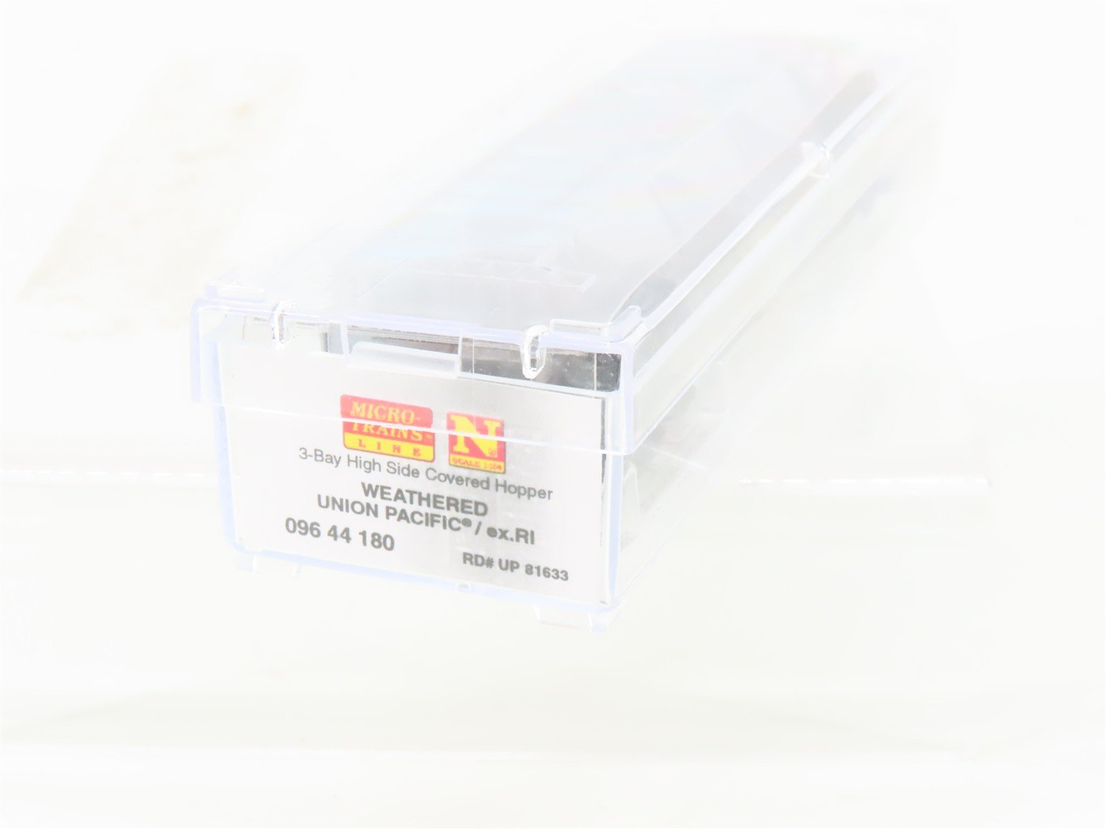 N Micro-Trains MTL 09644180 UP Union Pacific/ex. RI 3-Bay Hopper 81633 Weathered