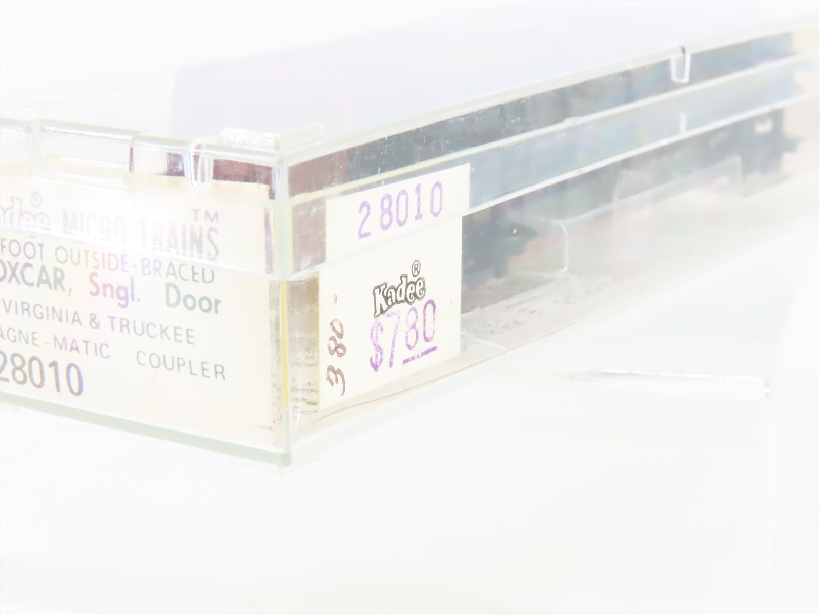 N Scale Kadee Micro-Trains MTL 28010 V&T Virginia & Truckee 40' Box Car #1015