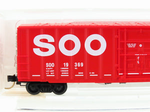 N Scale Micro-Trains MTL 27260 SOO Line 50' Rib Side Plug Door Box Car #19369