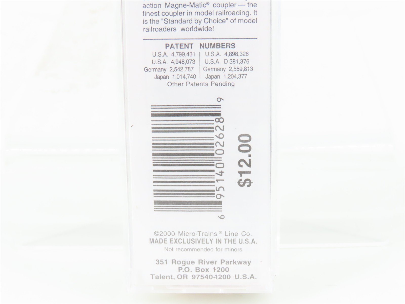 N Scale Micro-Trains MTL 28150 CB&Q Burlington Route 40' Box Car #25402