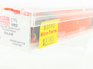 N Scale Micro-Trains MTL 93040 NCLX Sclair 3-Bay Center Flow Hopper #46542