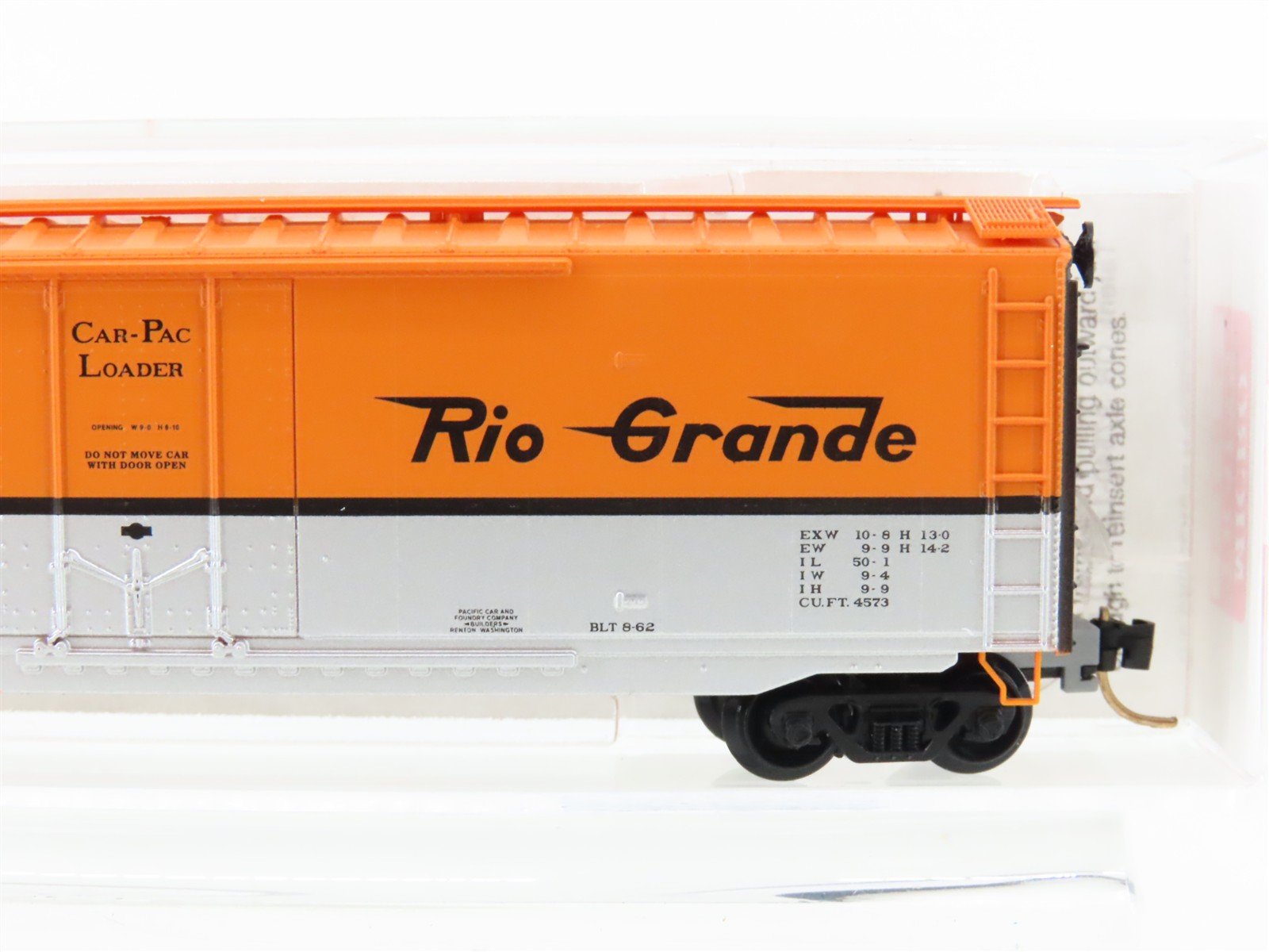 N Scale Micro-Trains MTL 32220 D&RGW Rio Grande 50' Plug Door Box Car #60810