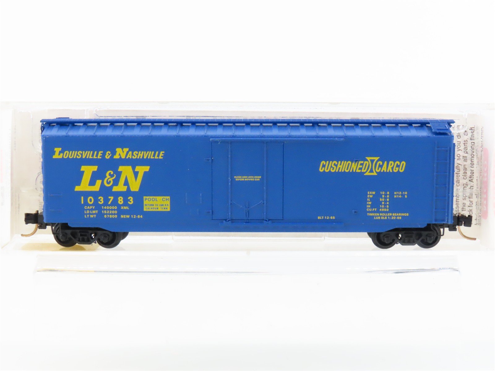 N Scale Micro-Trains MTL 32140 L&N Louisville & Nashville 50' Box Car #103783