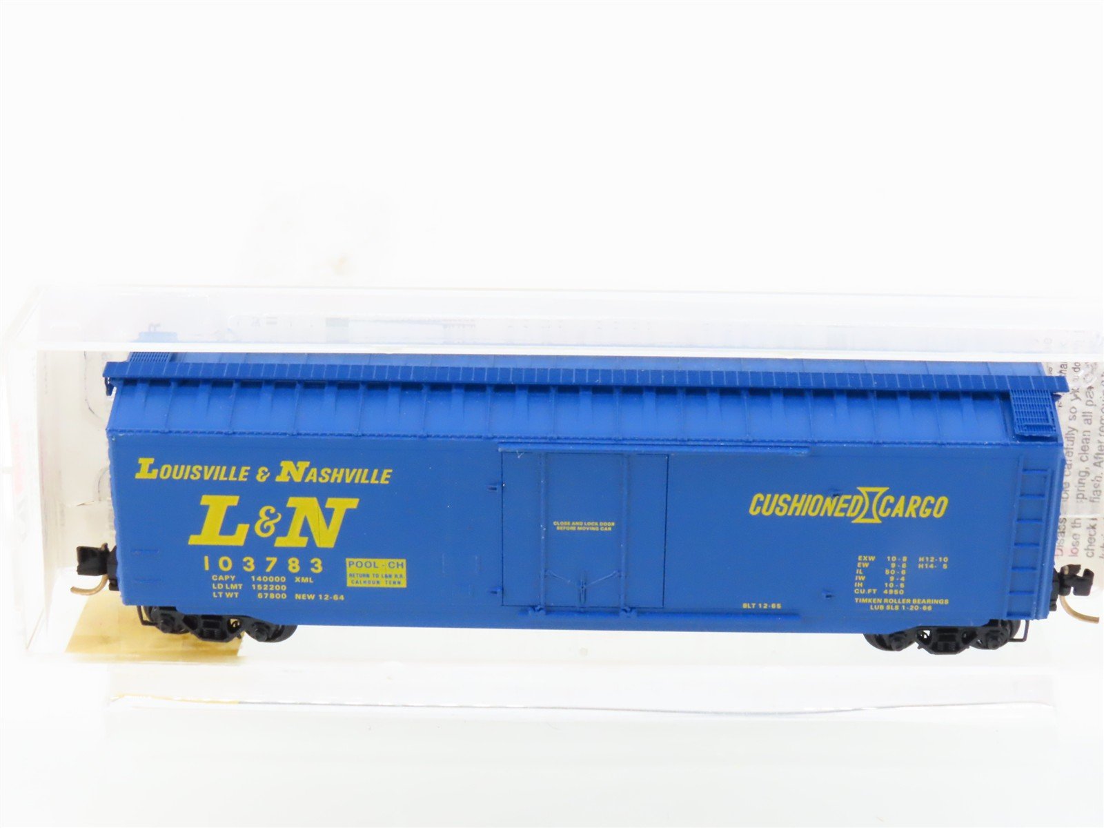 N Scale Micro-Trains MTL 32140 L&N Louisville & Nashville 50' Box Car #103783