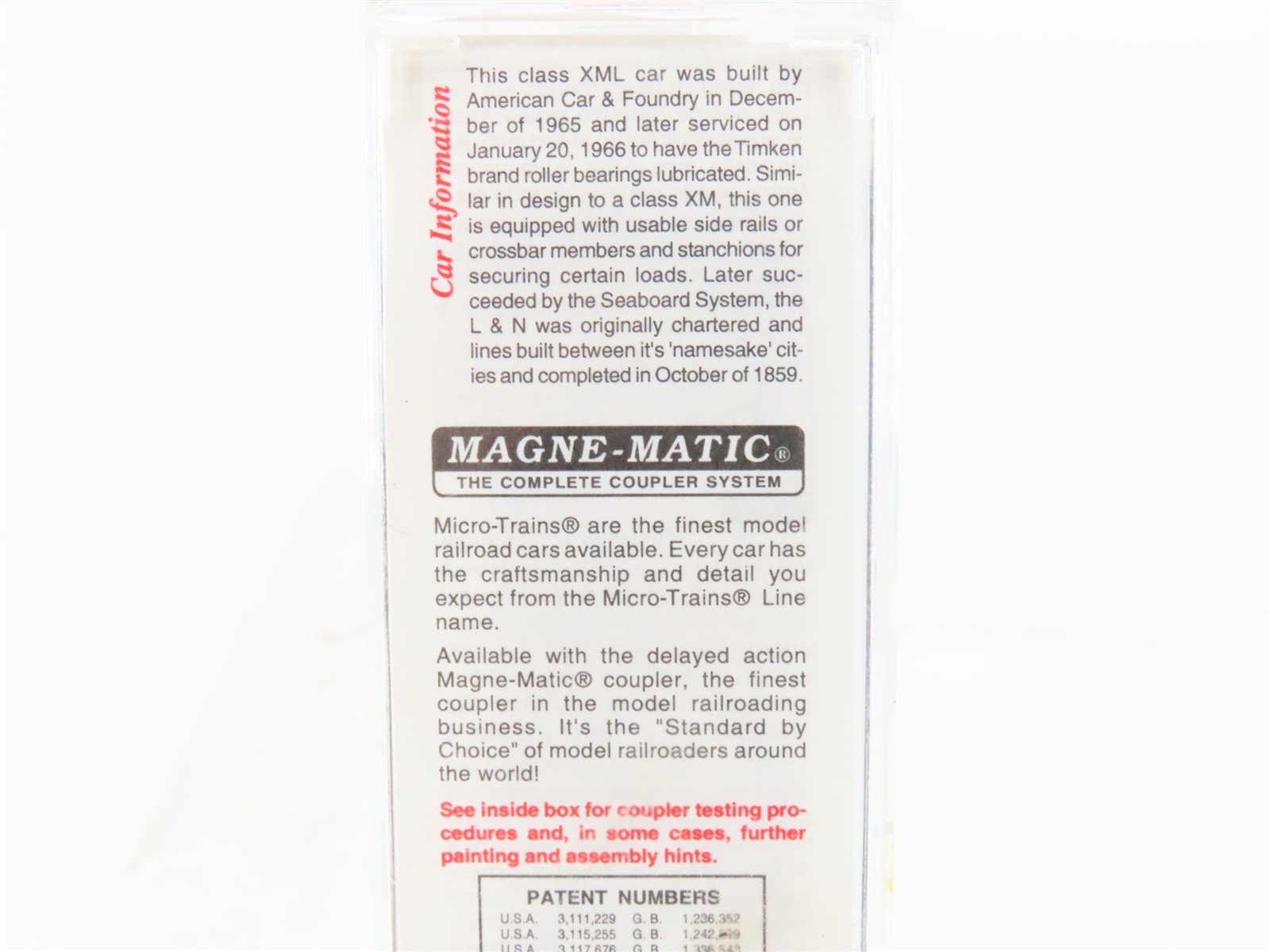 N Scale Micro-Trains MTL 32140 L&N Louisville & Nashville 50' Box Car #103783