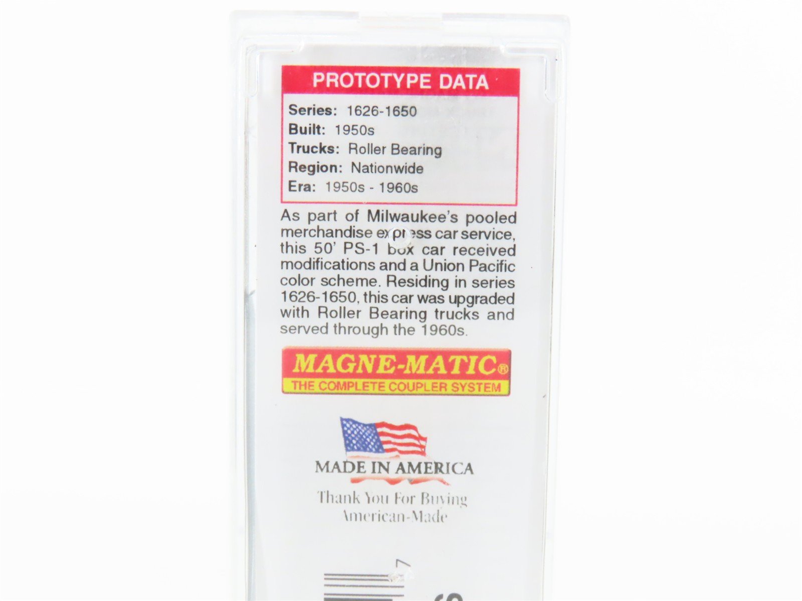 N Micro-Trains MTL 03144510 MILW Milwaukee Road 50' Box Car #1643 - Weathered