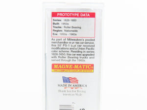 N Micro-Trains MTL 03144510 MILW Milwaukee Road 50' Box Car #1643 - Weathered