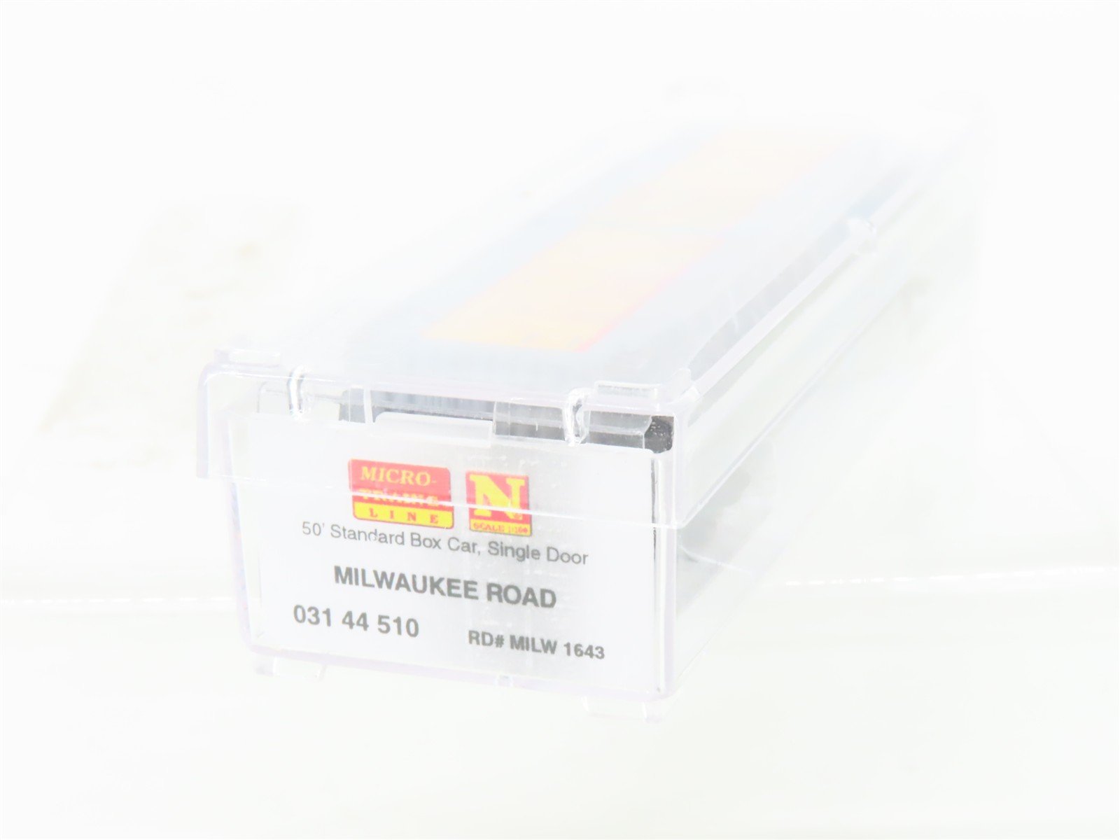 N Micro-Trains MTL 03144510 MILW Milwaukee Road 50' Box Car #1643 - Weathered