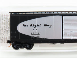 N Scale Micro-Trains MTL 31280 CG Central of Georgia 50' Box Car #1572