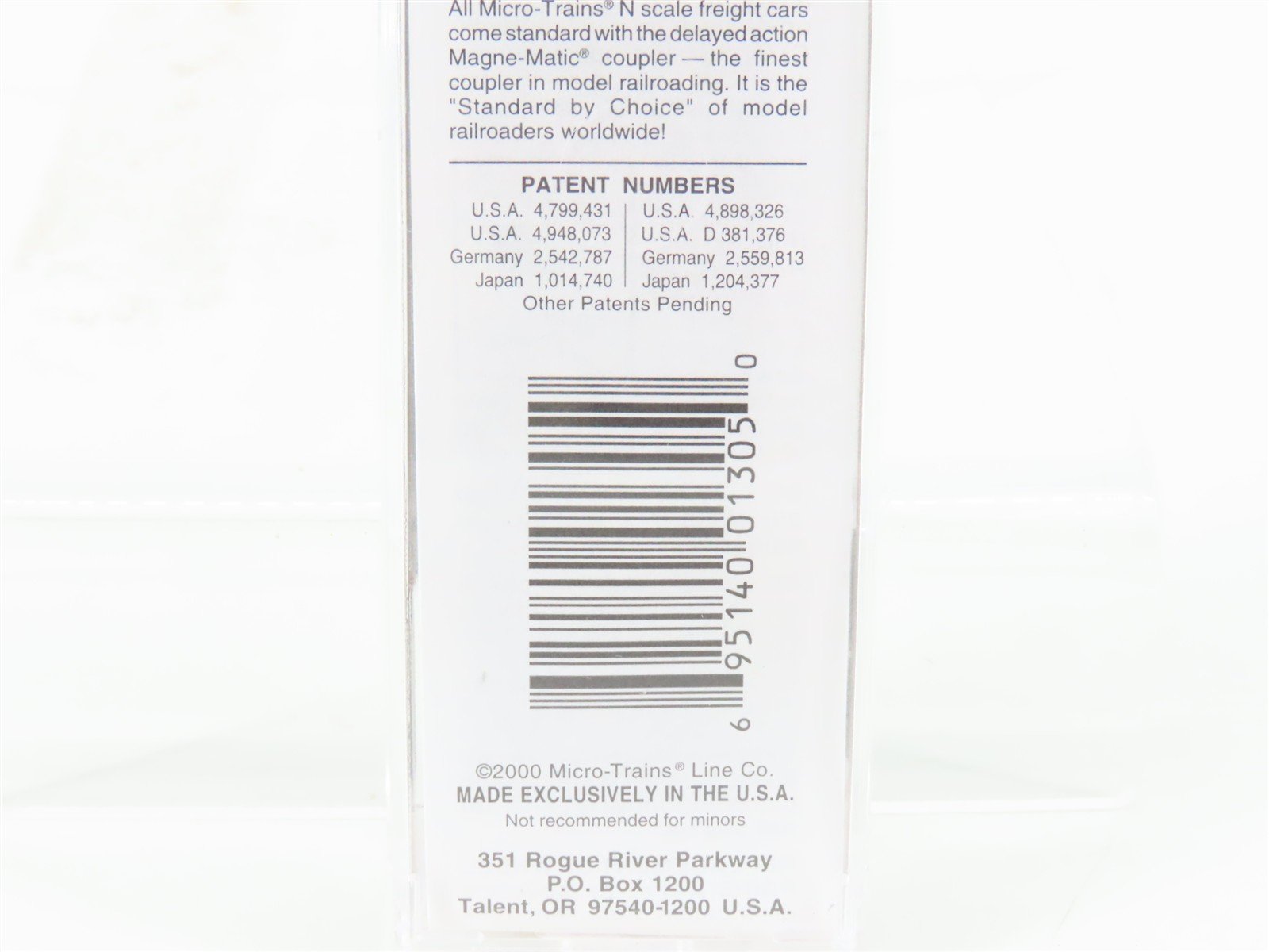 N Scale Micro-Trains MTL 31280 CG Central of Georgia 50' Box Car #1572