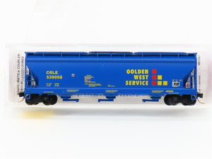 N Micro-Trains MTL 94050 CRLE Golden West Service 3-Bay Covered Hopper #539008
