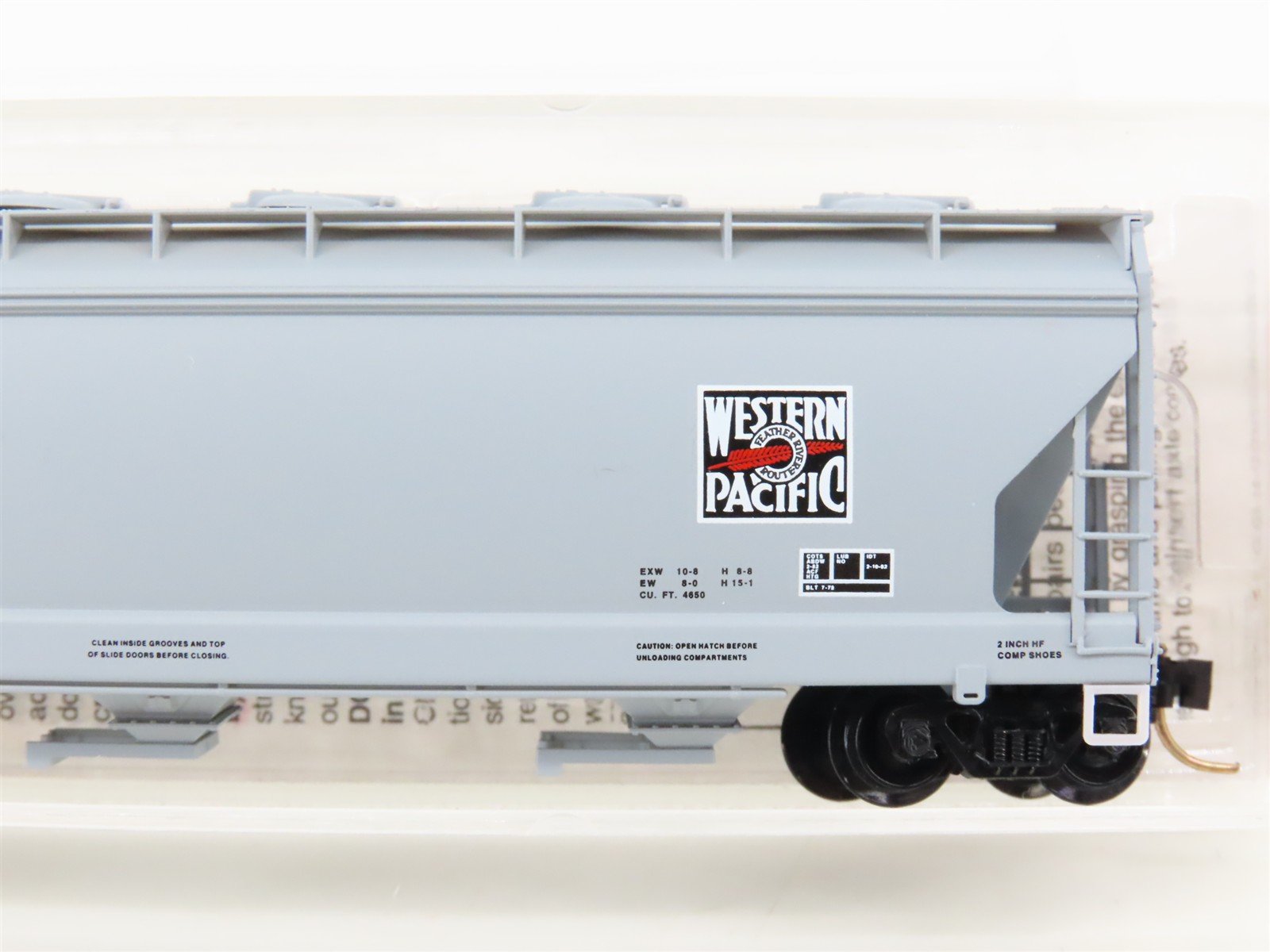 N Scale Micro-Trains MTL 93050 WP Feather River Route 3-Bay Covered Hopper 11832
