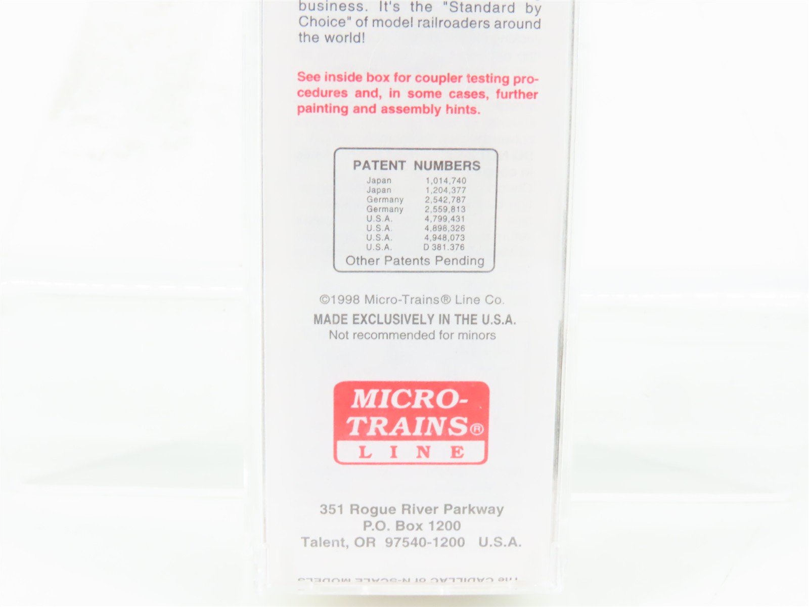 N Scale Micro-Trains MTL 93050 WP Feather River Route 3-Bay Covered Hopper 11832