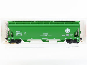 N Scale Micro-Trains MTL 94110 BNSF Railway 3-Bay Covered Hopper #422033