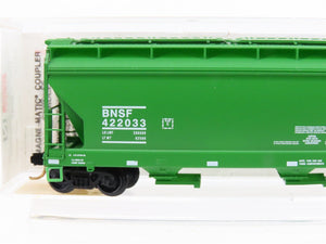 N Scale Micro-Trains MTL 94110 BNSF Railway 3-Bay Covered Hopper #422033