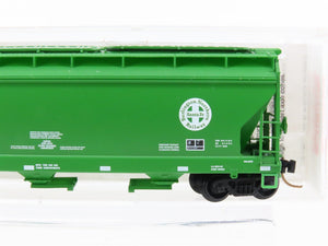N Scale Micro-Trains MTL 94110 BNSF Railway 3-Bay Covered Hopper #422033