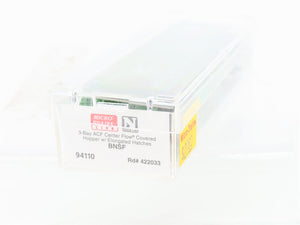 N Scale Micro-Trains MTL 94110 BNSF Railway 3-Bay Covered Hopper #422033