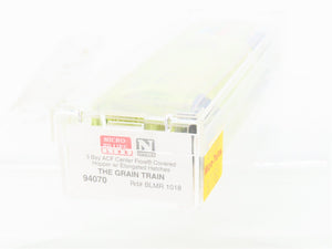 N Scale Micro-Trains MTL 94070 BLMR Grain Train 3-Bay Covered Hopper #1018