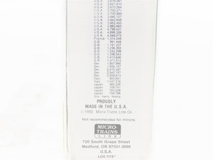 N Scale Micro-Trains MTL 34020 PC Penn Central 50' Double Door Box Car #174707